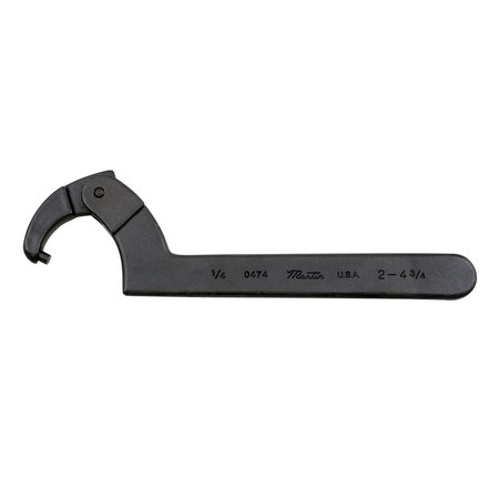 MARTIN TOOLS 1-1/4X3 Adj. Pin Spanner 0472A